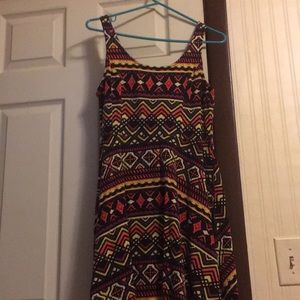 Aztech multicolor dress